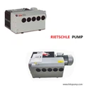 What are the operating parameters of a rotary vane vacuum pump?